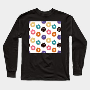 Cat Donuts Long Sleeve T-Shirt